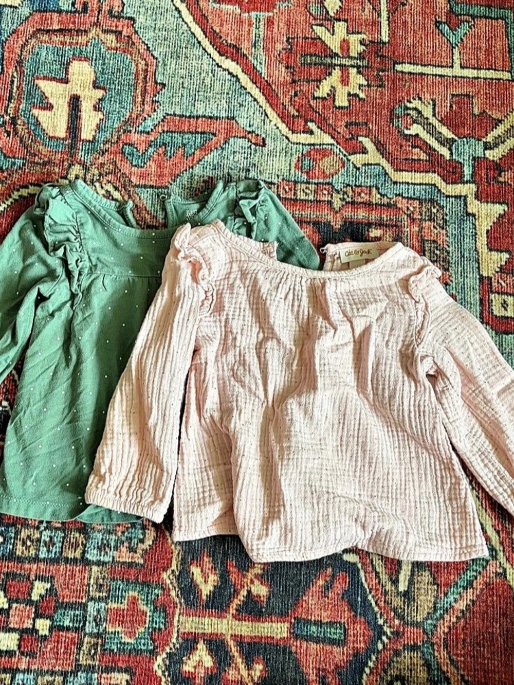 Cat & Jack Baby + Carters LS Tops